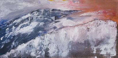 La salita (The ascent) - a Paint Artowrk by Eleonora  Zenzale 